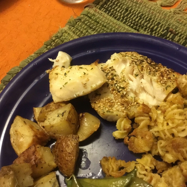 Broiled Sesame Cod