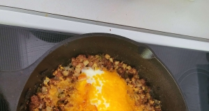 One Skillet Corned Beef Hash Breakfast
