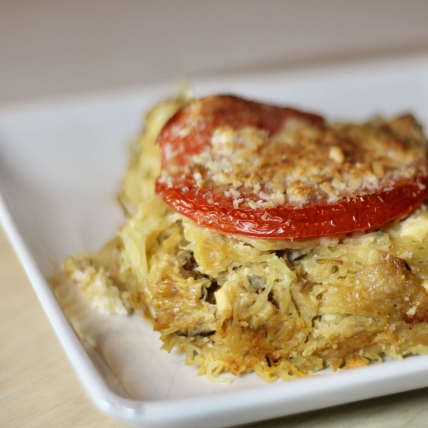 Rich and Savory Spaghetti Squash Casserole