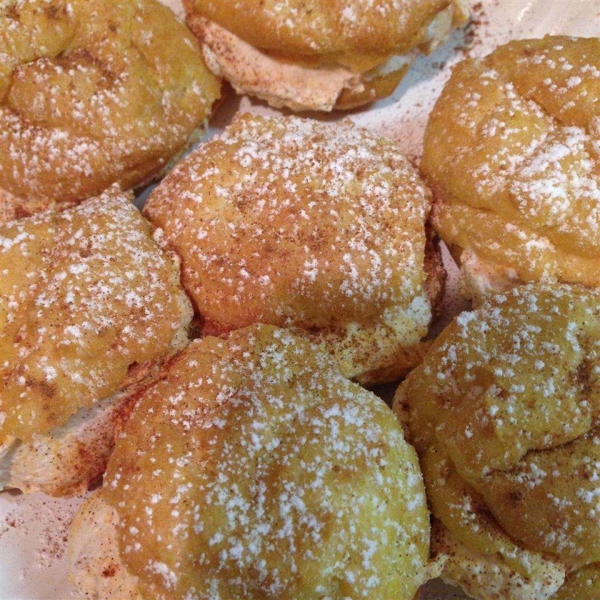 Pumpkin Cream Puffs