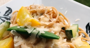 Veggie Penne Alfredo