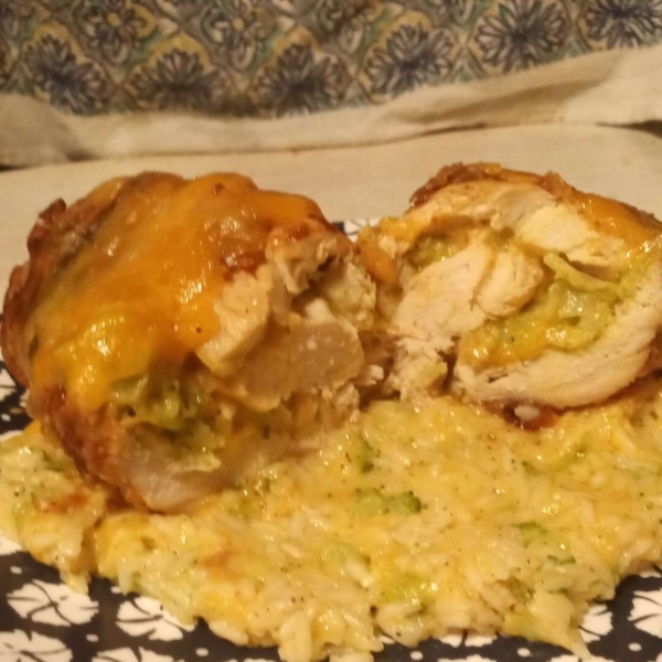 Broccoli Cheese Stuffed Chicken