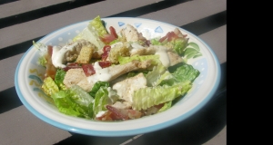 Easy and Fast Cajun Chicken Caesar Salad