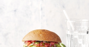 Portobello Bison Burgers