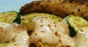 Grilled Squash with Piquant Sauce