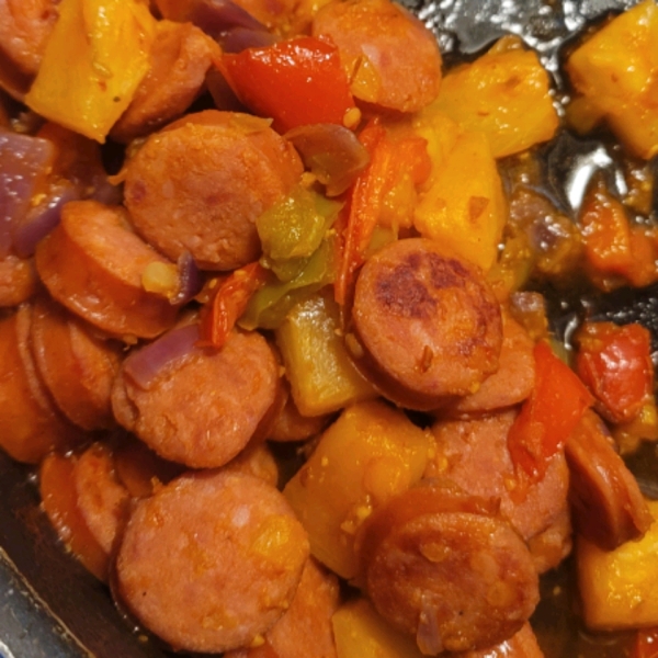 Hawaiian Pineapple Sweet & Sour Smoked Sausage