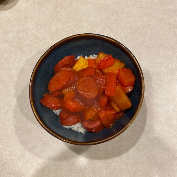 Hawaiian Pineapple Sweet & Sour Smoked Sausage