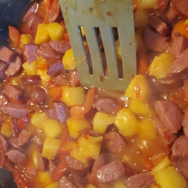 Hawaiian Pineapple Sweet & Sour Smoked Sausage