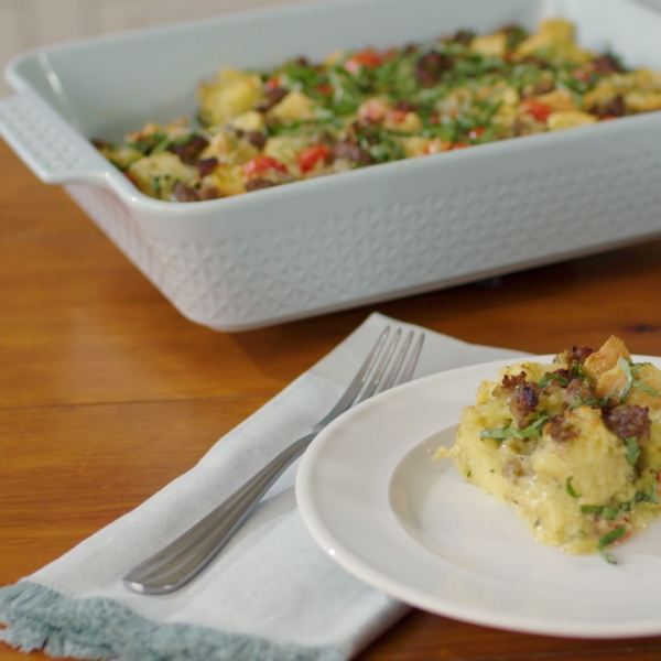 Italian-Style Sausage Breakfast Bake