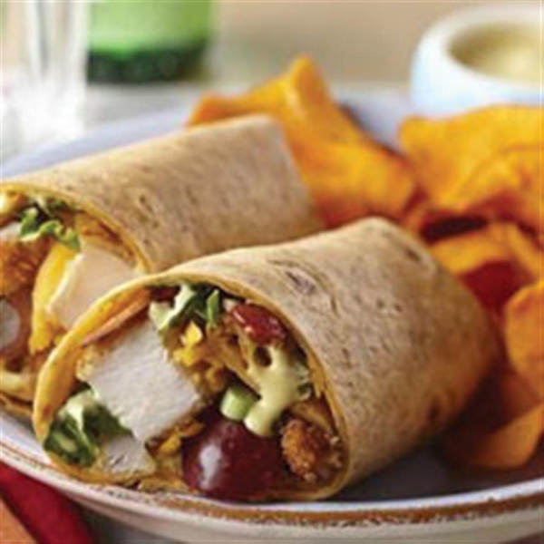 Honey Mustard Crispy Chicken Wrap