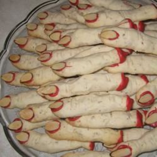 Halloween Finger Cookies