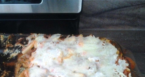 Baked Ziti with Spinach and Meat