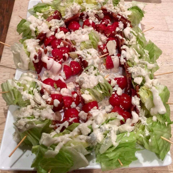 Wedge Salad on a Stick