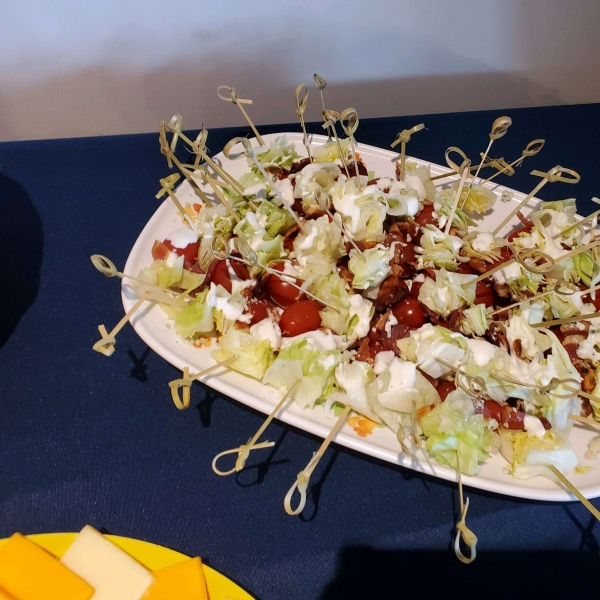 Wedge Salad on a Stick