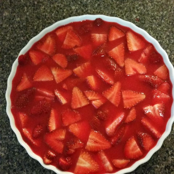 No Crust Strawberry Pie