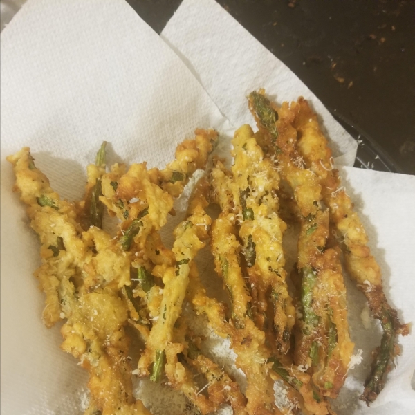 Fried Asparagus Sticks