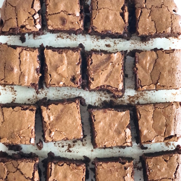 Ghirardelli One-Bowl Flourless Brownies