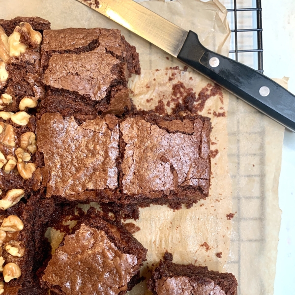 Ghirardelli One-Bowl Flourless Brownies