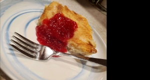 Key Lime-Cream Cheese Crescents with Lemon-Raspberry Sauce