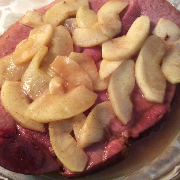 Autumn Spice Ham Steak