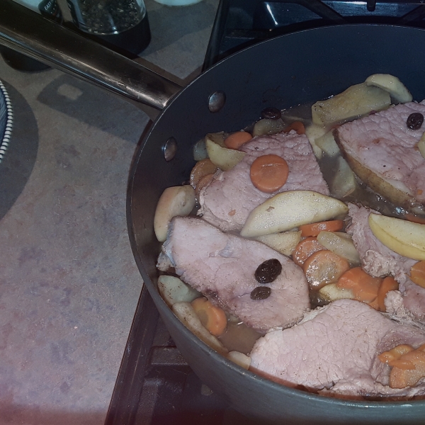 Autumn Spice Ham Steak