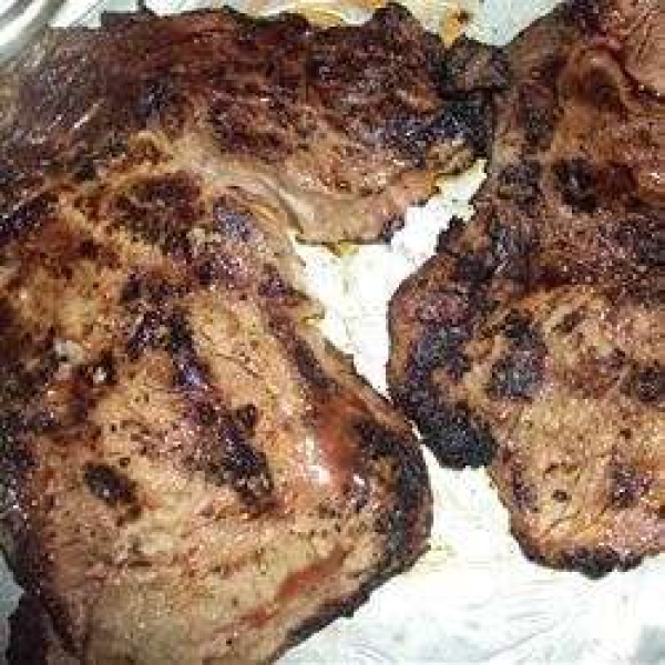 Lomo de Res, Cuban-Style Rib-Eye Steaks