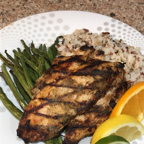 Grilled Citrus Jerk Chicken