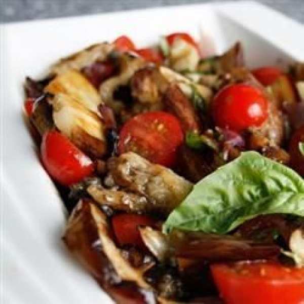 Eggplant Tomato Salad