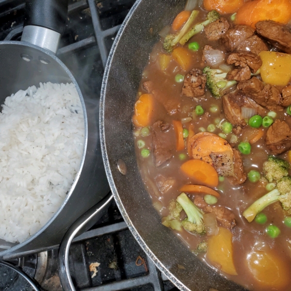 Pork with Peaches Stir-Fry