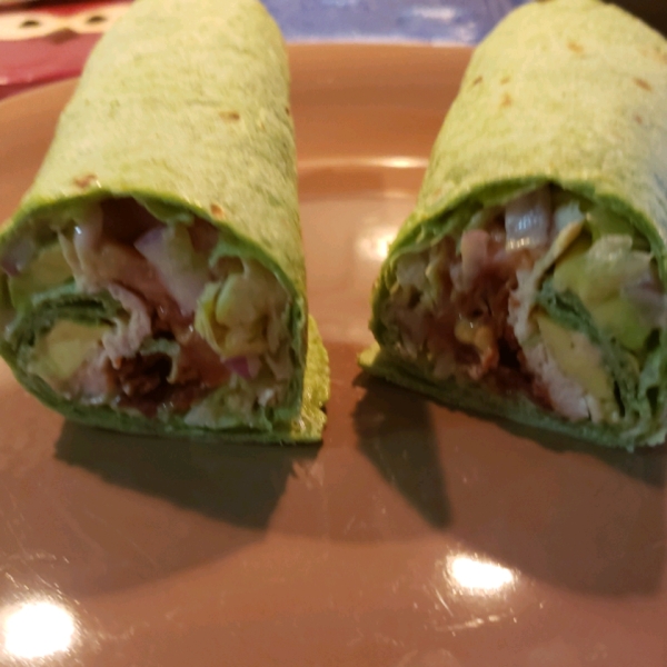 California Club Chicken Wraps