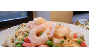 Spaghetti Shrimp Salad