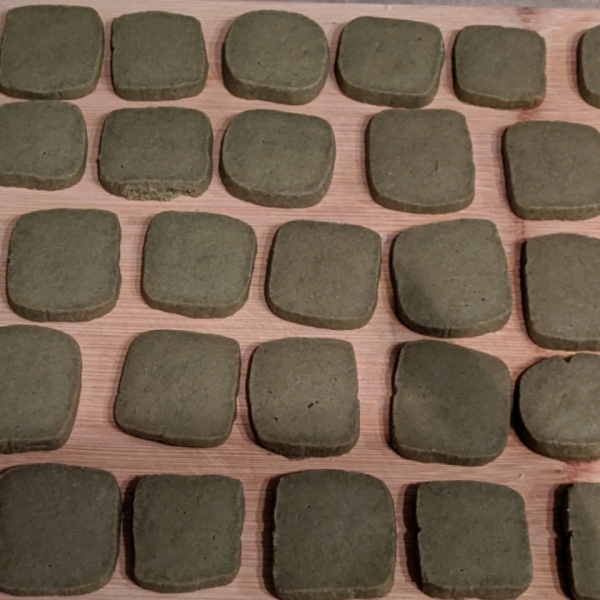 Green Tea Shortbread Cookies