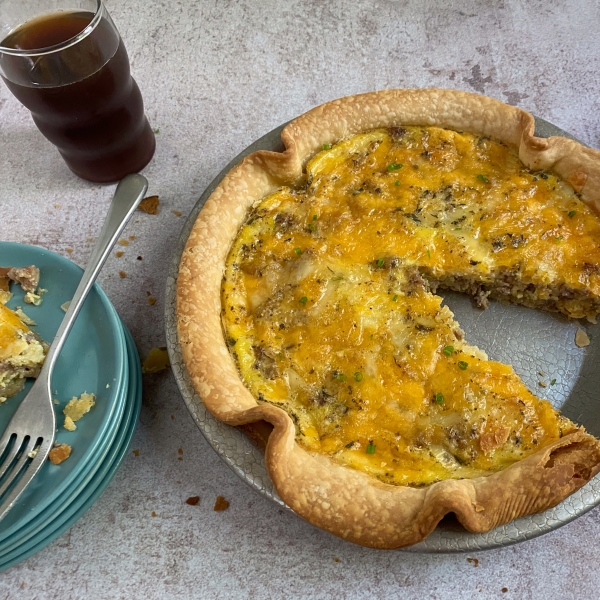 Quiche with Sausage