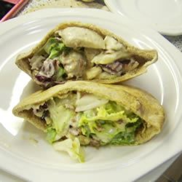 Chicken Caesar Pitas
