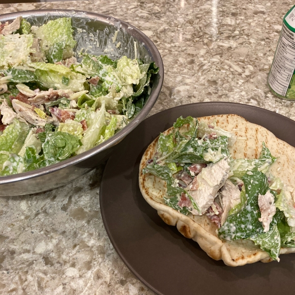 Chicken Caesar Pitas