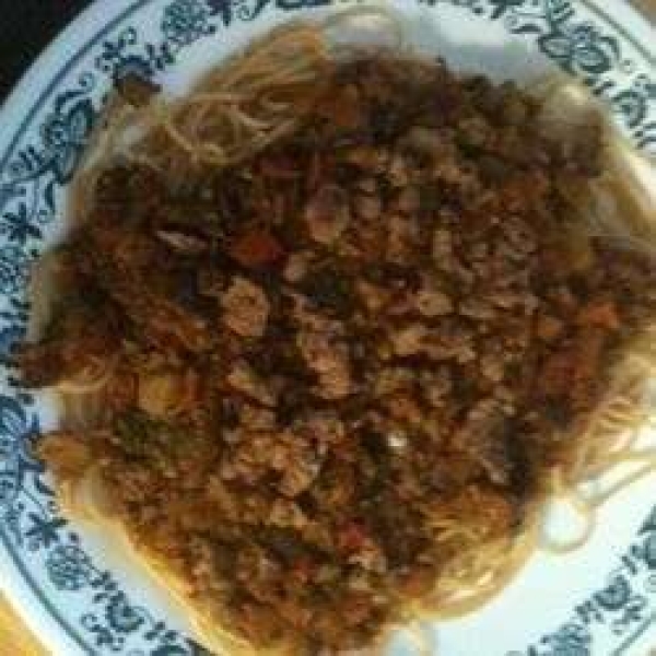 Lots o' Veggies Sausage Spaghetti Sauce