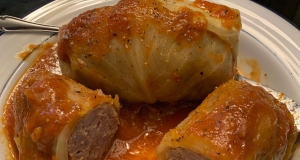 Grandma's Hungarian Stuffed Cabbage, Slow Cooker Variation