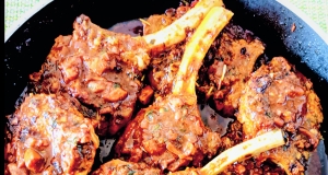 Herb and Mushroom Lamb Chops