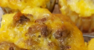Impossibly Easy Mini Breakfast Sausage Pies