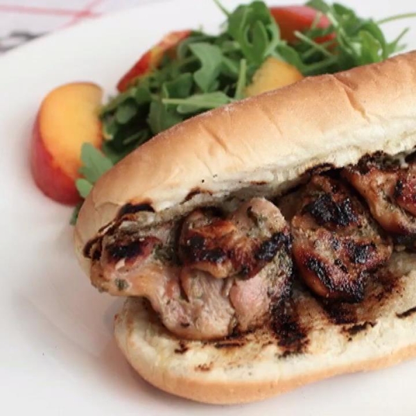 Grilled Chicken Spiedies