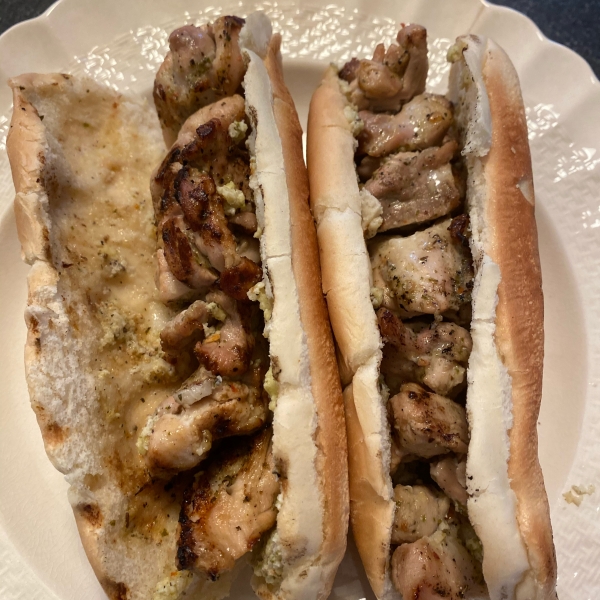 Grilled Chicken Spiedies