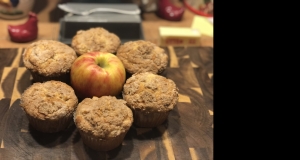 Jumbo Fluffy Walnut Apple Muffins