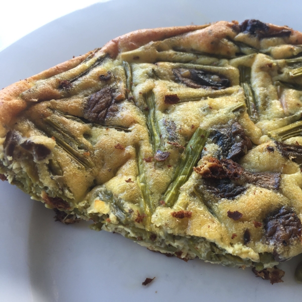 Italian Asparagus and Mushroom Frittata