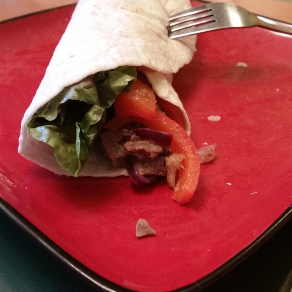 Sesame Lime Steak Wraps