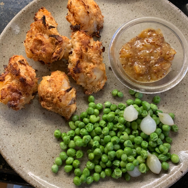 Baked Coconut Shrimp with Spicy Dipping