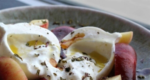 Peach Burrata Salad