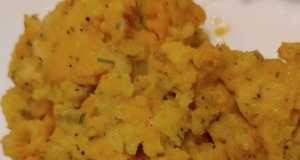 Rosemary Mashed Potatoes and Yams