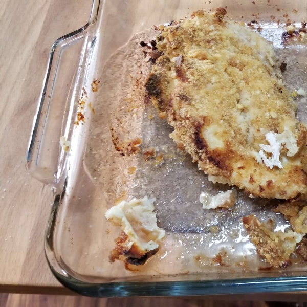 Crispy Juicy Oven-Fried Chicken Breasts