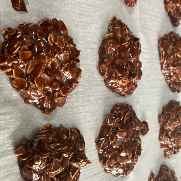 No Bake Fudge Cookies