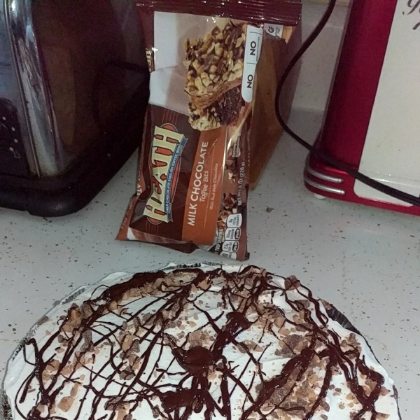 Fudge-Bottom Candy Crunch Pie